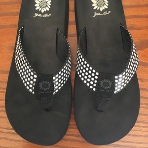 Polka Dot Flip Flops